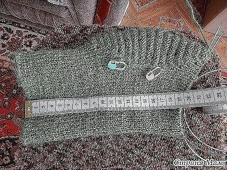 Вяжем наколенники спицами