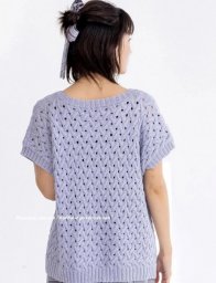 Футболка-топ спицами