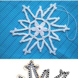 Подборка снежинок, связанных крючком