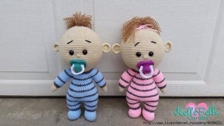 Очаровательный пупс крючком