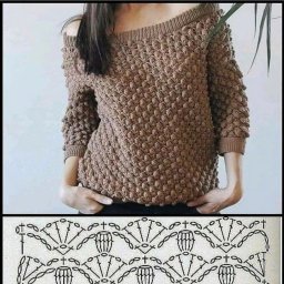 Шикарный узор крючком