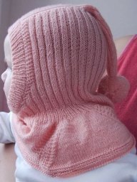 Шапка-шлем спицами