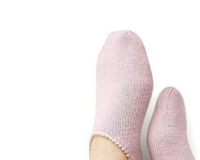 Вяжем следки спицами