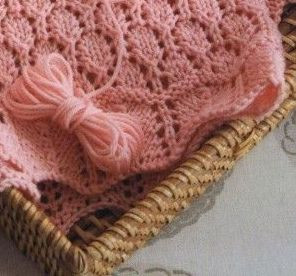 Плед спицами