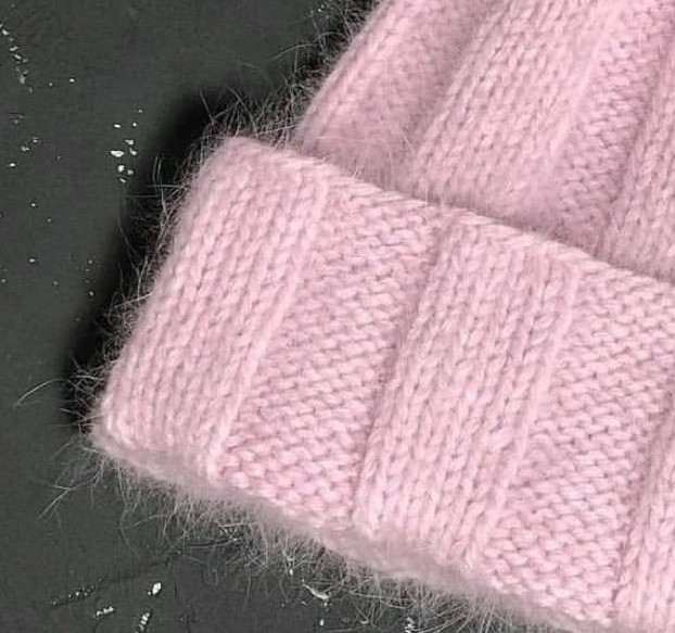 Шапочка из пуха норки