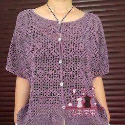 Кофтoчка в филейной техникe