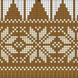 Подборка схем для вязания шапочек жаккардом