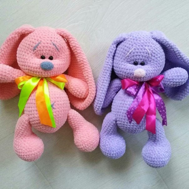 Вязаные зайки Марины Григоревской Вязаные зайки Марины Григоревской