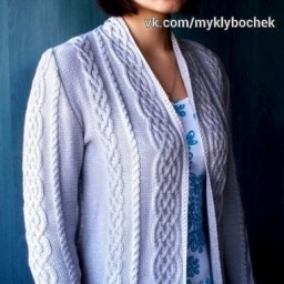 Кардиган "Eleganza" спицами