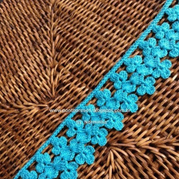 Вяжем цветочное кружево