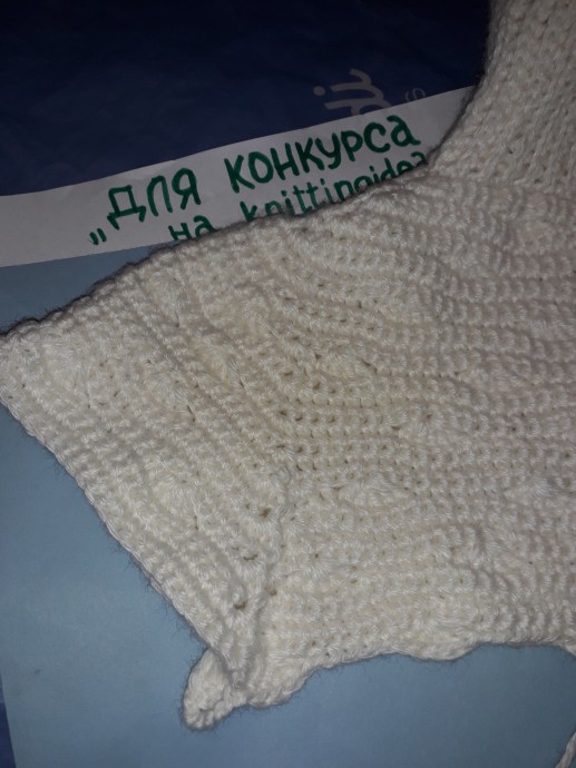 МК: Погон реглан крючком с имитацией втачного рукава МК: Погон реглан крючком с имитацией втачного рукава