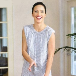 ​Туника платочной вязкой