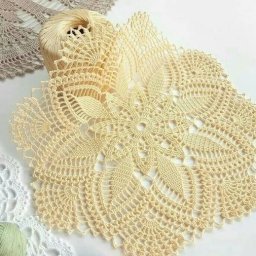 Ажурная салфетка крючком