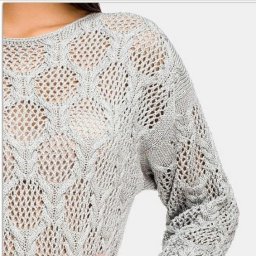 Красивый ажурный узор спицами