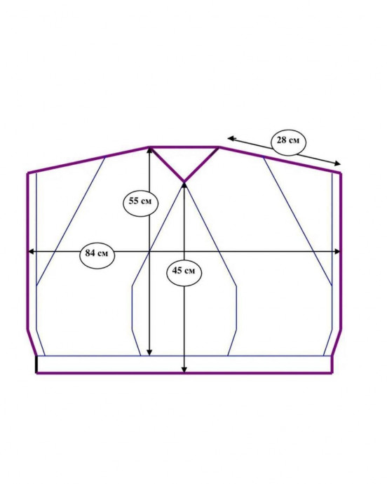 Джемпер английской резинкой