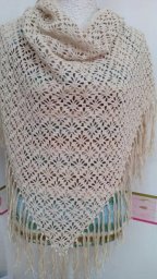 Красивая шаль крючком