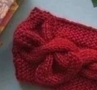 Повязка с бантом для девочки