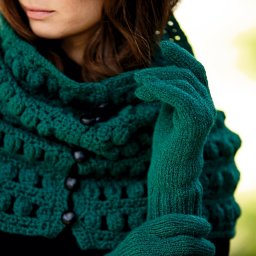 Стильные перчатки с широкой резинкой