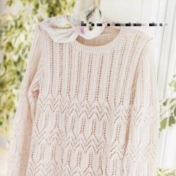 Ажурный узор спицами