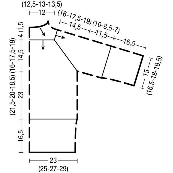 Зеленый джемпер спицами