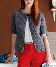 Идея для жакета крючком