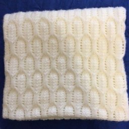 Милый пледик спицами