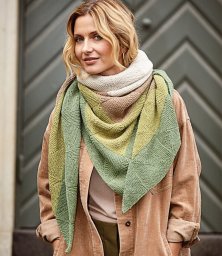 Шаль с узором «Домино»