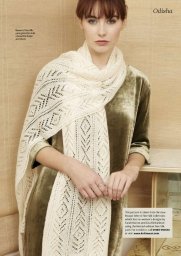 Ажурный шарф «Odisha» спицами