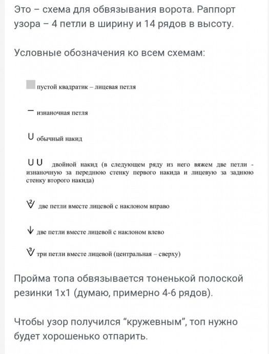 Топ спицами Топ спицами
