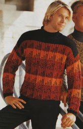 Вяжем мужской джемпер