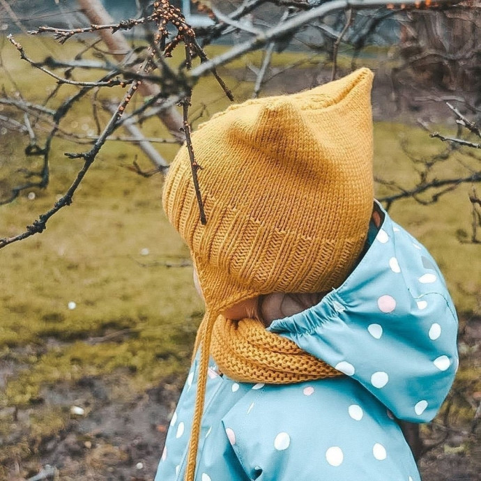 Простая детская шапочка Простая детская шапочка