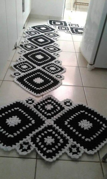 Идея для уютного домашнего коврика