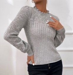 Изящный джемпер спицами