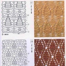 Подборка великолепных узоров крючком
