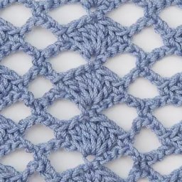 Ажурный узор крючком