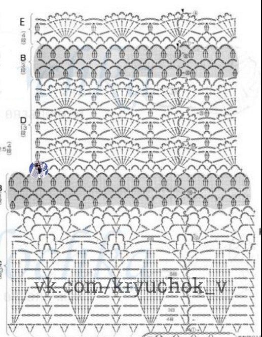 Интересная блузка крючком