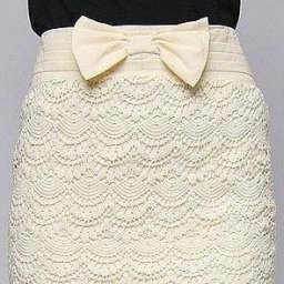 Милая юбка крючком