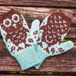 "Совушка" - жаккардовый узор