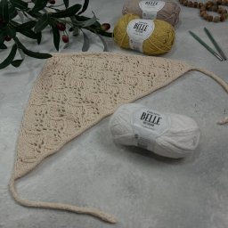 Косынка спицами