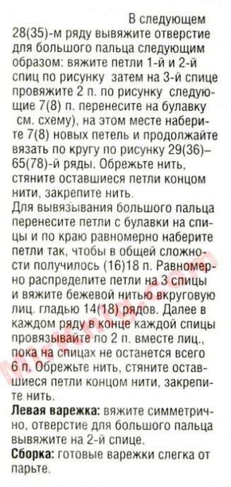 Жаккардовые варежки спицами Жаккардовые варежки спицами