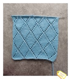 Ажурный узор спицами