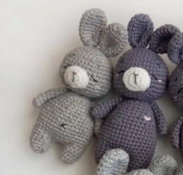 Мишка и Зайка крючком