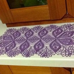 Роскошная салфетка, вязаная крючком