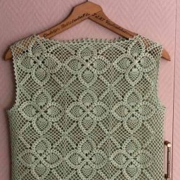 Мотив для летней майки крючком