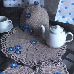 Набор вязаных аксессуаров для кухни