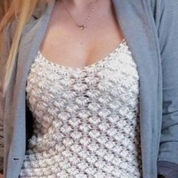 Объемный узор для кофточки крючком