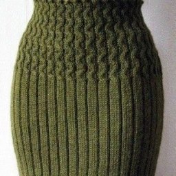 Узор спицами для юбки