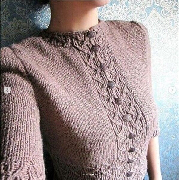 Стильный жaкeт cпицaми. Полное описание и схемы.