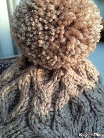 Вяжем зимнюю шапочку