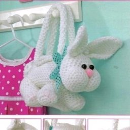 Детская сумочка "Щекастый зайка"